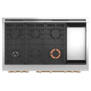  Café 48-inch Freestanding Dual-Fuel Range with 6 Burners and Griddle C2Y486P4TW2 IMAGE 4