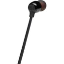  JBL In-Ear Headphones with Microphone JBLT125BTBLKAM IMAGE 2