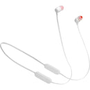  JBL In-Ear Headphones with Microphone JBLT125BTWHTAM IMAGE 1