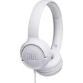  JBL On-Ear Headphones with Microphone JBLT500WHTAM IMAGE 1