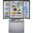  GE Profile 30-inch, 20.8 cu. ft. French 3-Door Refrigerator with Internal Water Dispenser PNE21NYRKFS IMAGE 3