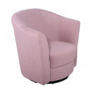  Goberce Swivel Fabric Accent Chair 9124FASHIELD068 IMAGE 1