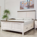  Mako Wood Furniture Sophia King Panel Bed with Storage 5100-ST-K-1980 IMAGE 1