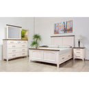  Mako Wood Furniture Sophia Queen Panel Bed with Storage 5100-ST-Q-1980 IMAGE 2