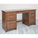  Mako Wood Furniture 6700-DB-DSK-62-3FD Desk IMAGE 2