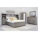  Mako Wood Furniture Jetty King Upholstered Bed with Storage 7400-ST-UP-K/7400-Tower-L/7400-Tower-R IMAGE 3