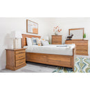  Mako Wood Furniture Meci Full Bed with Storage 7800-ST-D/F IMAGE 3