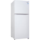  Marathon 24-inch, 12.1 cu.ft. Top Freezer Refrigerator with LED Lighting MFF123W IMAGE 2