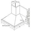  Best 36-inch WCP1 Series Wall Chimney Hood WCP1366SS IMAGE 8