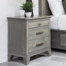  Mako Wood Furniture Acer 3-Drawer Nightstand Acer M-5800-2.5-23 Nightstand - Sand IMAGE 1