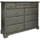  Mako Wood Furniture Symphony 10-Drawer Dresser Symphony 2900-40-10 Dresser - Green Grey IMAGE 2