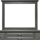  Mako Wood Furniture Symphony Dresser Mirror Symphony 2900-50 Dresser Mirror - Green Grey IMAGE 1