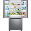  Samsung 33-inch, 25 cu. ft. French 3-Door Refrigerator with Dual Auto Ice Maker with Ice Bites™ RF25C5151SR/AA IMAGE 3