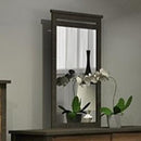  MEQ Dresser Mirror 9584MC Dresser Mirror - Slate/Walnut IMAGE 1
