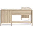  Signature Design by Ashley Battelle H3929H1 60" Home Office Desk with Return IMAGE 6