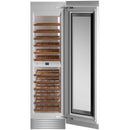  Bertazzoni 80-Bottle Wine Cellar with Two Temperature Zones REF24WCPRR/23 IMAGE 1