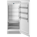  Bertazzoni 36-inch, 21.5 cu.ft. Built-in All Refrigerator with LED Lighting REF36RCPIXR/23 IMAGE 2