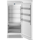  Bertazzoni 36-inch, 21.5 cu.ft. Built-in All Refrigerator with LED Lighting REF36RCPRR/23 IMAGE 1