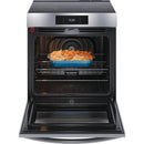  Frigidaire Gallery 30-inch Front Control Induction Range with Total Convection GCFI306CBF IMAGE 3