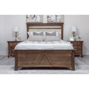  Mako Wood Furniture Megan King Upholstered Bed Megan M-6000-UP-K King Upholstered Bed - Brindle Brown IMAGE 2