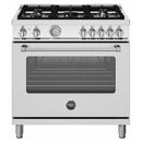  Bertazzoni 36-inch Freestanding Dual-Fuel Range MAS365DFMXV IMAGE 1