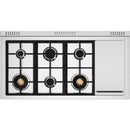  Bertazzoni 48-inch Freestanding Dual Fuel Range HER486BTFEPXT IMAGE 3