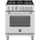  Bertazzoni 30-inch Freestanding Gas Range MAS305GASXVLP IMAGE 1