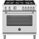  Bertazzoni 36-inch Freestanding Gas Range MAS365GASXV IMAGE 1