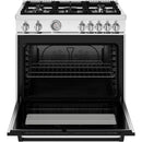 Bertazzoni 36-inch Freestanding Gas Range MAS365GASXV IMAGE 2