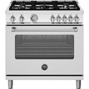  Bertazzoni 36-inch Freestanding Gas Range MAS365GASXVLP IMAGE 1