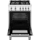  Bertazzoni 24-inch Freestanding Gas Range PRO244GASXVLP IMAGE 2