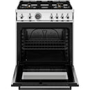  Bertazzoni 30-inch Freestanding Gas Range PRO304BFGMXTLP IMAGE 2