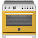  Bertazzoni 36-inch Freestanding Induction Range PRO365ICFEPGIT IMAGE 1