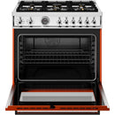 Bertazzoni 36-inch Freestanding Dual-Fuel Range PRO366BCFEPART IMAGE 2