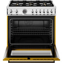  Bertazzoni 36-inch Freestanding Dual-Fuel Range PRO366BCFEPGIT IMAGE 2