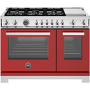  Bertazzoni 48-inch Freestanding Dual-Fuel Range PRO486BTFEPROT IMAGE 1