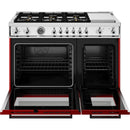 Bertazzoni 48-inch Freestanding Dual-Fuel Range PRO486BTFEPROT IMAGE 2