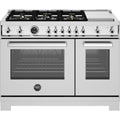  Bertazzoni 48-inch Freestanding Gas Range PRO486BTFGMXT IMAGE 1