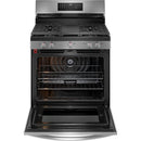  Frigidaire Gallery 30-inch Freestanding Gas Range with Air Fry Technology GCRG3060BF IMAGE 3