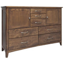  Mako Wood Furniture Saffron 7-Drawer Dresser M-8700-40-7-2D IMAGE 2