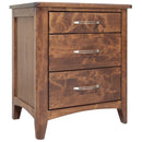  Mako Wood Furniture Saffron 3-Drawer Nightstand M-8700-65 IMAGE 2