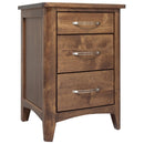  Mako Wood Furniture Saffron 3-Drawer Nightstand M-8700-65-MINI IMAGE 2