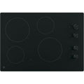 GE 30-inch Built-in Electric Cooktop JP3030DWBB IMAGE 1