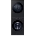  Samsung Bespoke 5.3 cu. ft. Stacked Washer/Dryer Electric Laundry Center Hub with Auto Dispenser WH46DBH550EVAC IMAGE 1