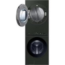  Samsung 5.3 cu. ft. Stacked Washer/Dryer Electric Laundry Center Hub with Auto Dispenser WH46DBH550EFAC IMAGE 2