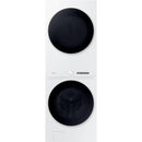  Samsung 5.3 cu. ft. Stacked Washer/Dryer Electric Laundry Center Hub with Auto Dispenser WH46DBH550EWAC IMAGE 3