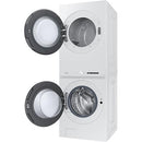  Samsung 5.3 cu. ft. Stacked Washer/Dryer Electric Laundry Center Hub with Auto Dispenser WH46DBH550EWAC IMAGE 5