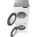  Samsung 5.3 cu. ft. Stacked Washer/Dryer Electric Laundry Center Hub with Auto Dispenser WH46DBH550EWAC IMAGE 9