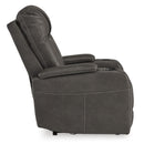  Signature Design by Ashley Feazada 6620513 Power Rocker Recliner with Adjustable Headrest IMAGE 5