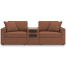  Signature Design by Ashley Modmax 92102S13 3 pc Sectional Loveseat with Audio System IMAGE 2